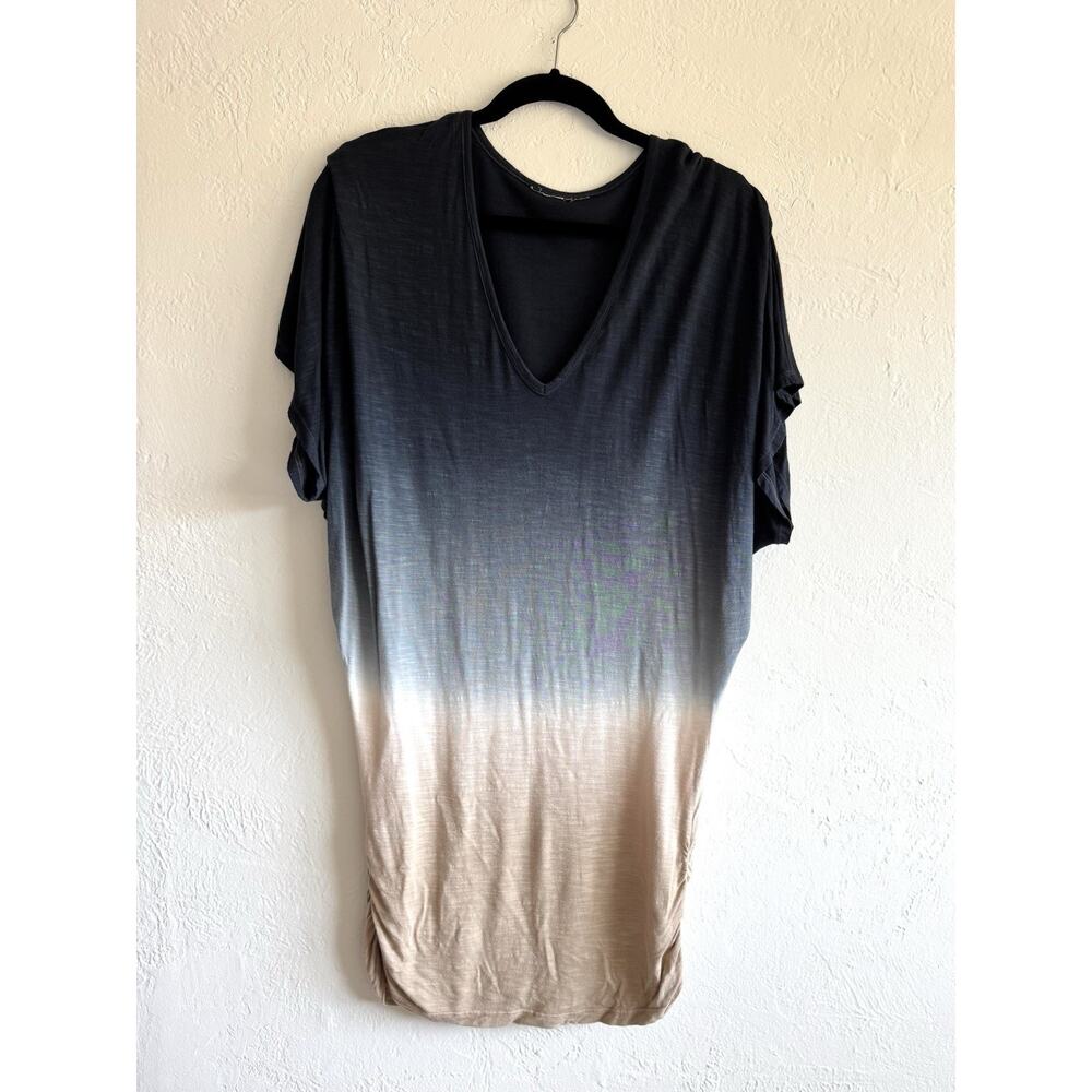 Young Fabulous & Broke Women's Tie-Dye V Neck Top/Short Dress Size M